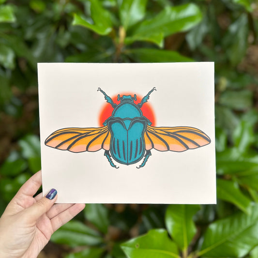 Beetle Print | 8 x 10